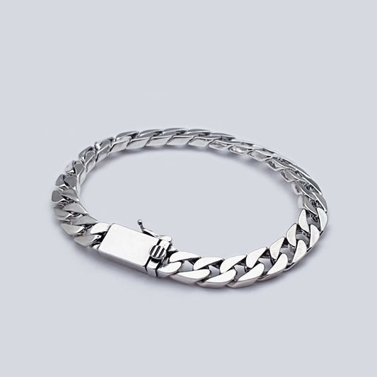 Cadena de plata 925 Cadena cubana certificada