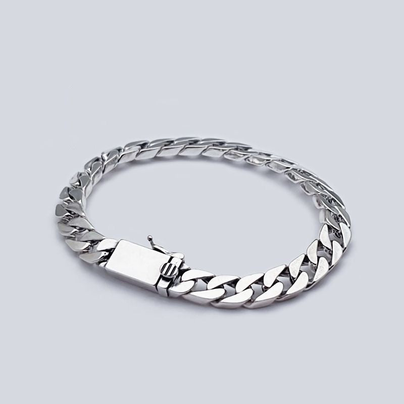 Cadena de plata 925 Cadena cubana certificada