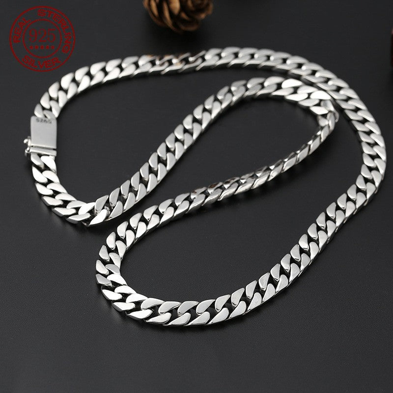 Cadena de plata 925 Cadena cubana certificada